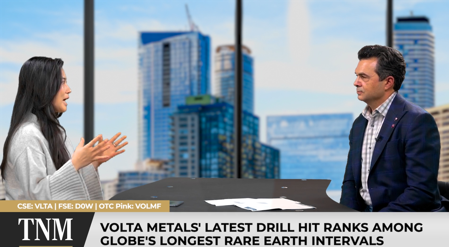JV Video: Volta Metals cuts strong rare earths in Ontario
